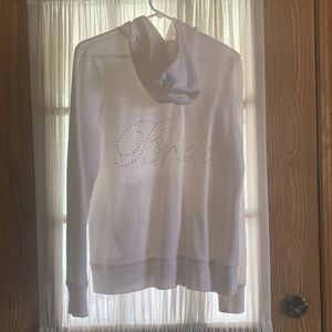 White bride sweater